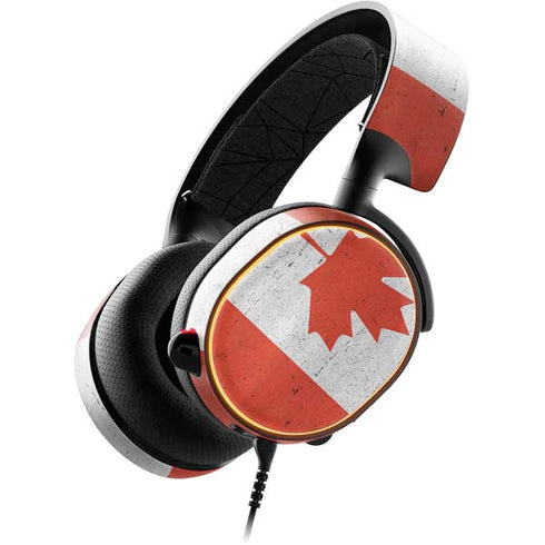 Canada Flag Distressed SteelSeries Arctis 5 Skin